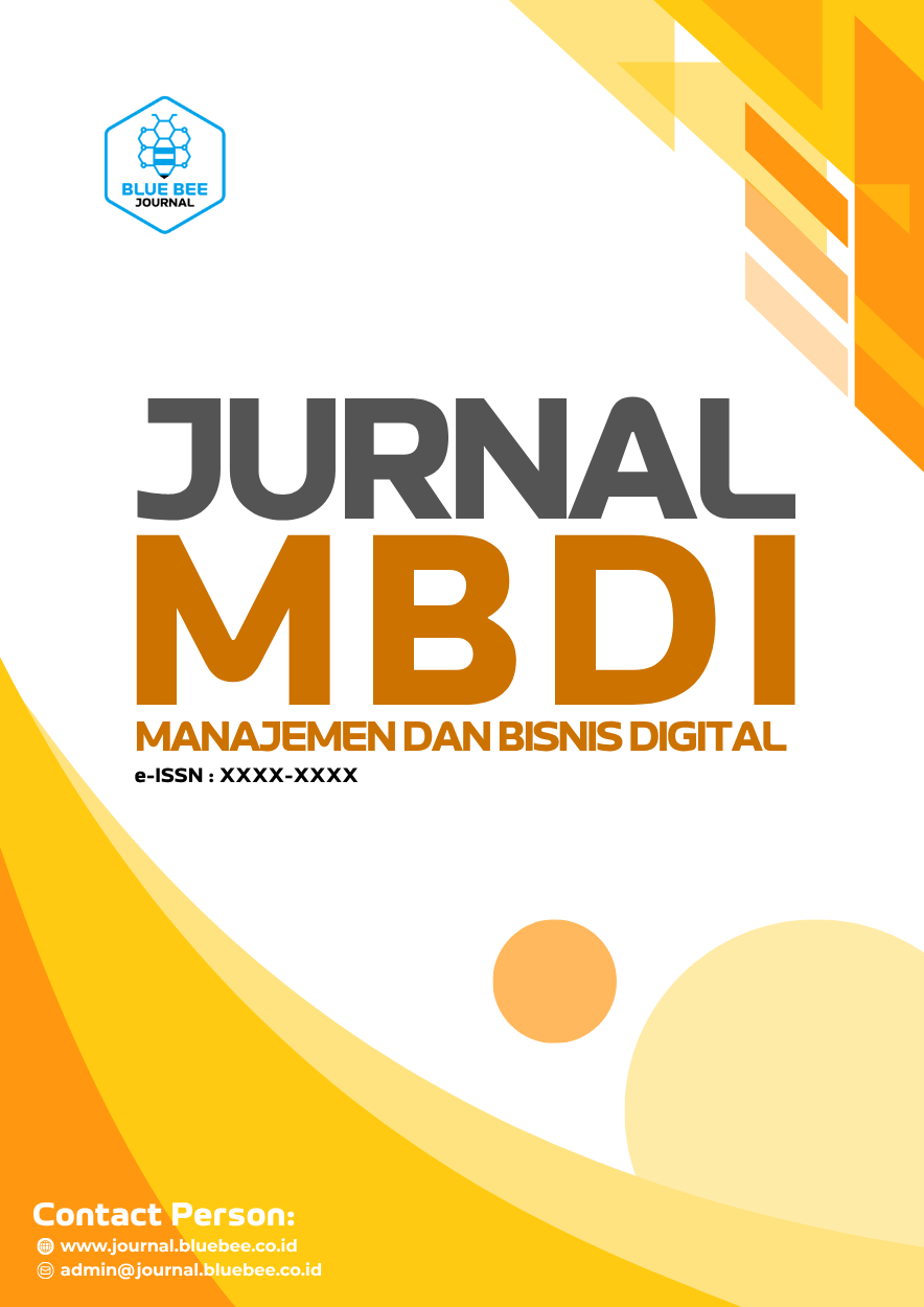 Cover Jurnal Manajemen dan Bisnis Digital Indonesia JMBDI